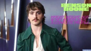 benson boone height and weight