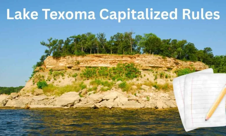lake texoma should be capitalized